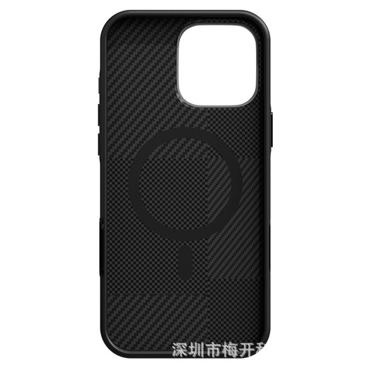 Carbon fiber texture iPhone protective case with Magsafe